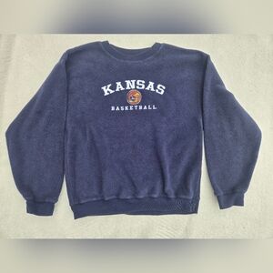 Vintage Kansas Basketball Gear For Sports Sweatshirt Unisex Sz 18-20 XL